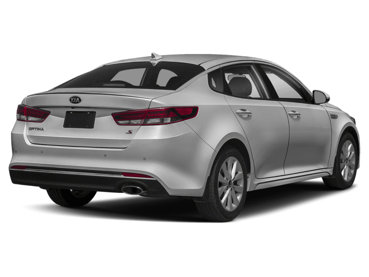 2018 Kia Optima S - Rear 3/4, facing to the right
