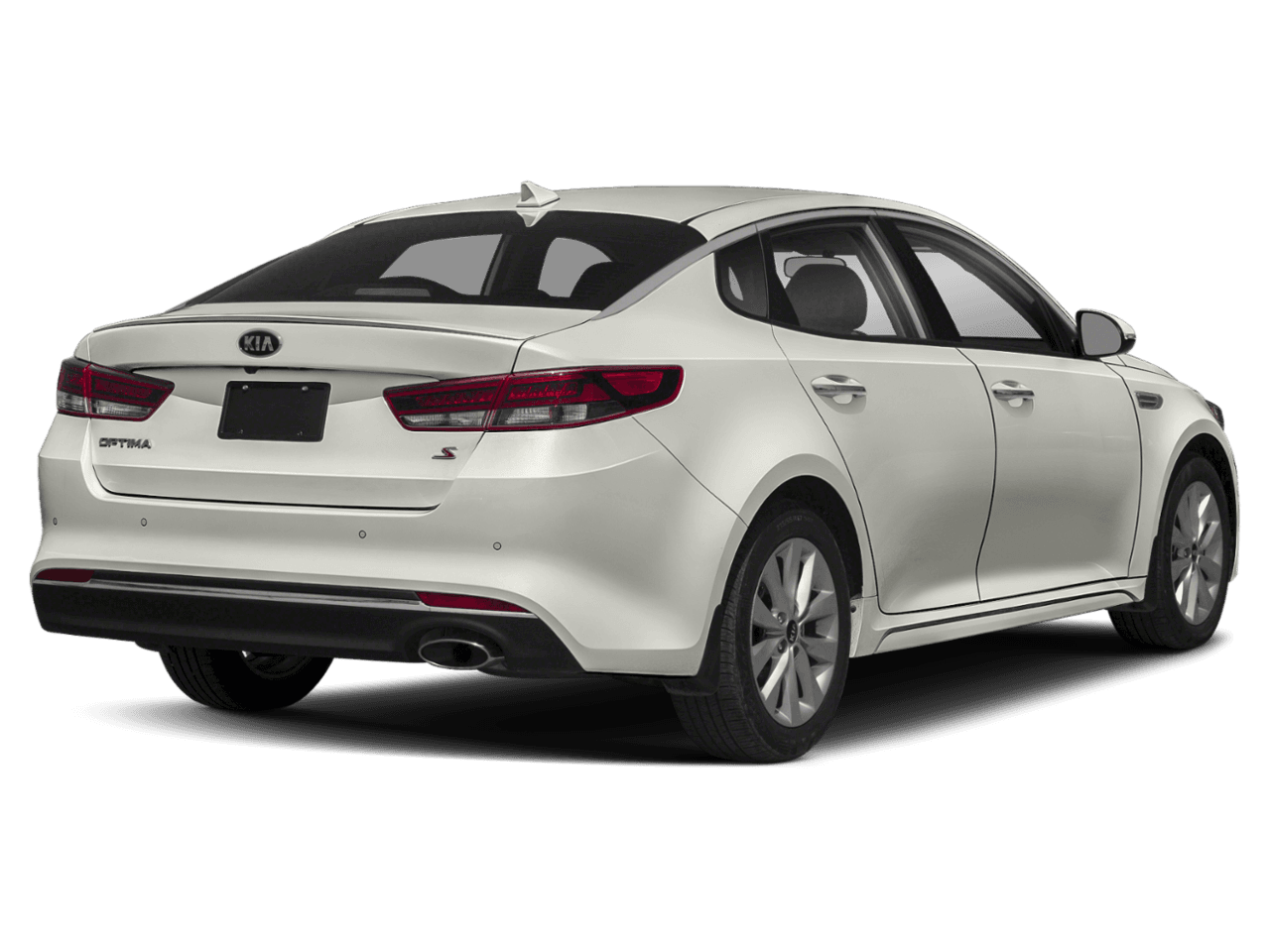 2018 Kia Optima S - Rear 3/4, facing to the right