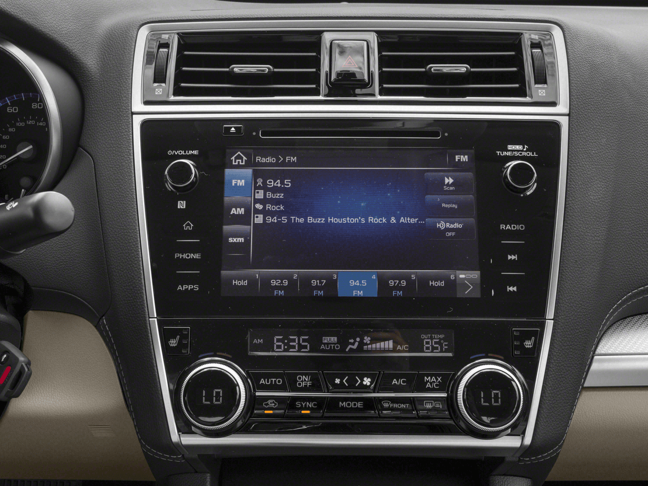 2018 Subaru Legacy Premium - Interior Stereo System