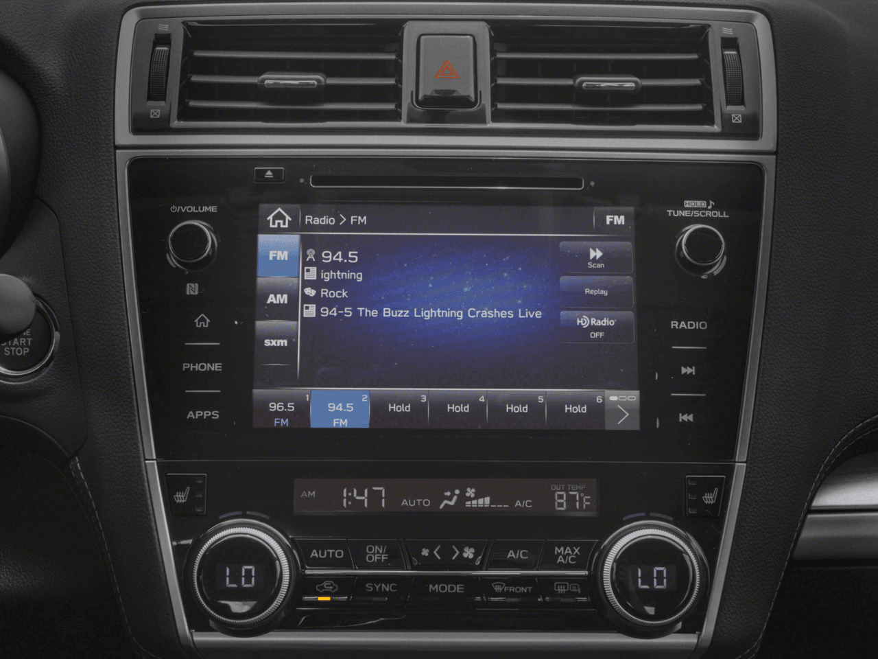 2018 Subaru Legacy Limited - Interior Stereo System