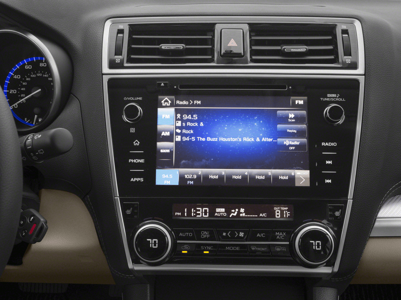 2018 Subaru Outback Premium - Interior Stereo System