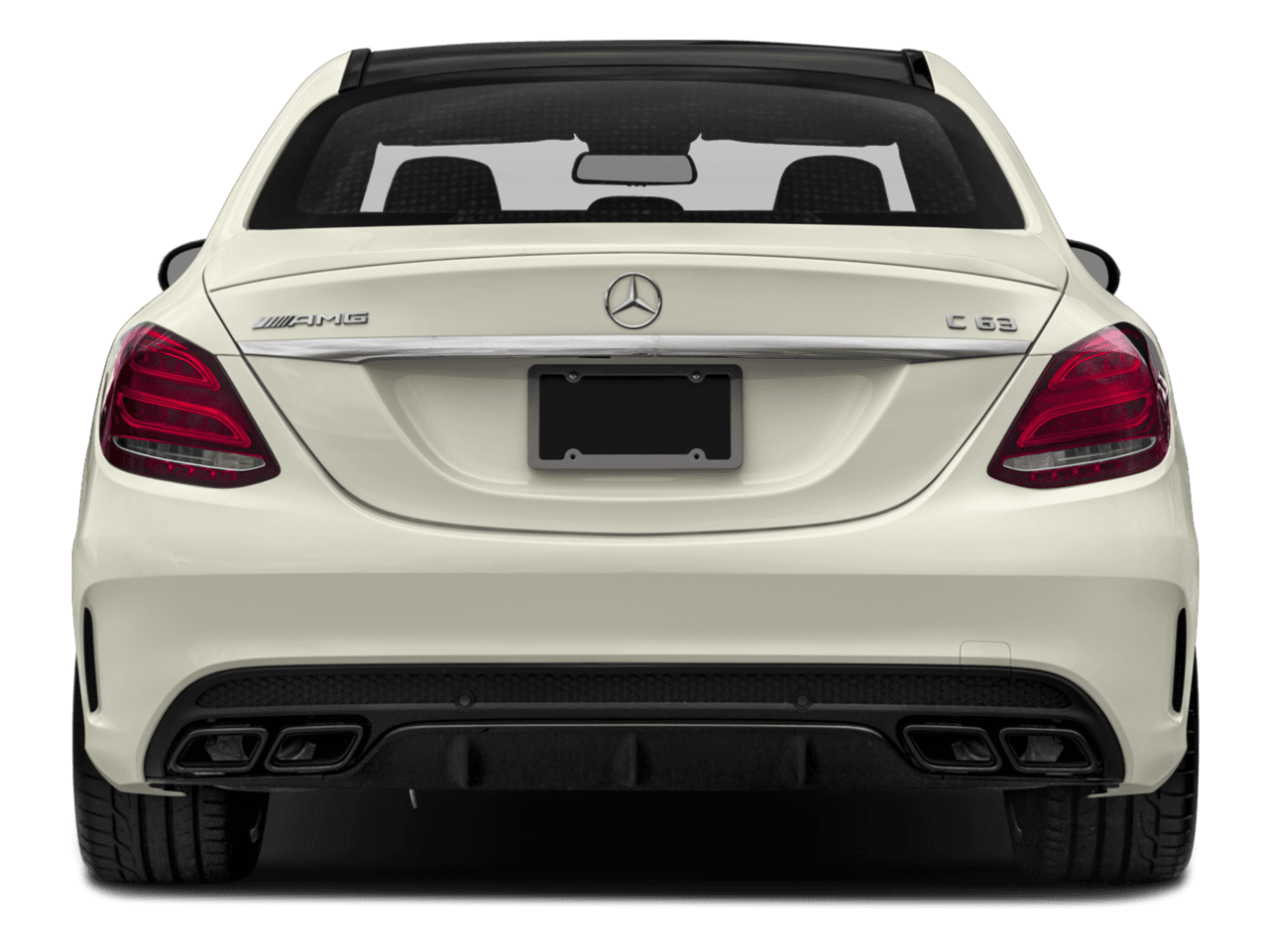 2018 Mercedes-Benz C-Class AMG C 63 - Rear (full)