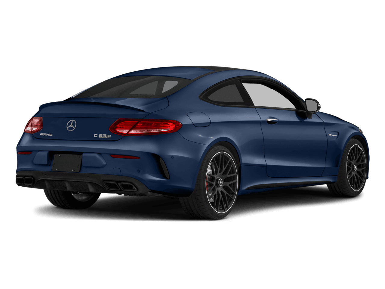 2018 Mercedes-Benz C-Class AMG C 63 S - Rear 3/4, facing to the right