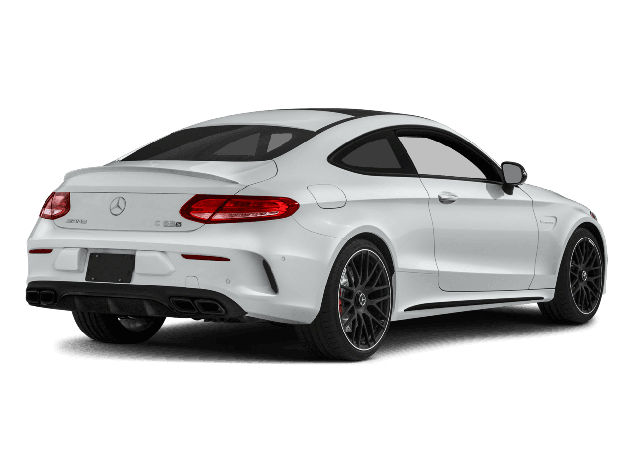 2018 Mercedes-Benz C-Class AMG C 63 S - Rear 3/4, facing to the right