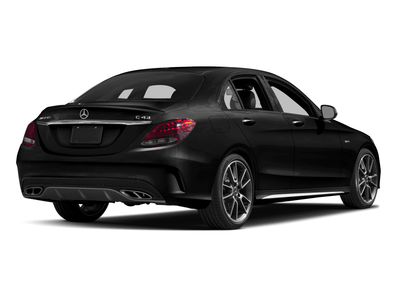 2018 Mercedes-Benz C-Class AMG C 43 - Rear 3/4, facing to the right