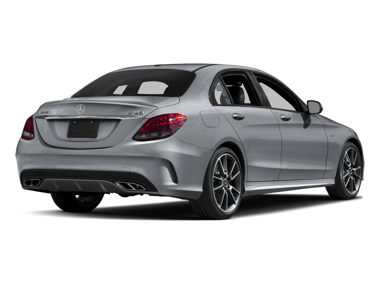 2018 Mercedes-Benz C-Class AMG C 43 - Rear 3/4, facing to the right