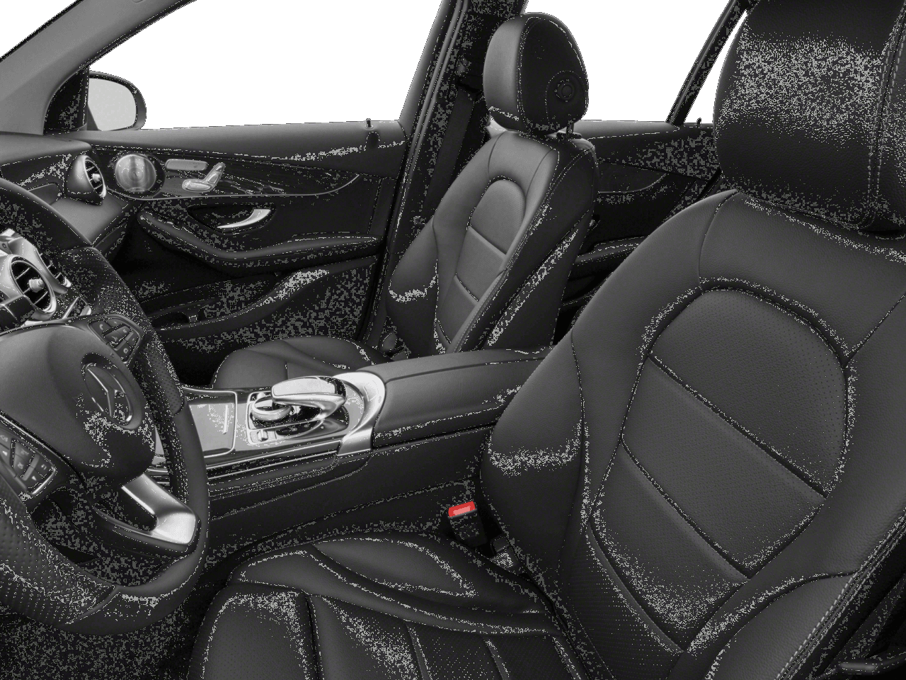 2018 Mercedes-Benz GLC GLC 300 - Interior Driver's Side with Door Open, Front Seat Feature