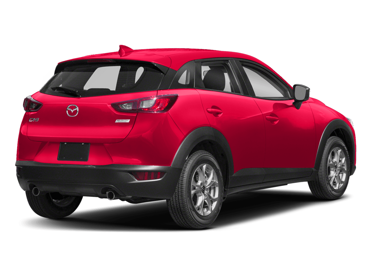 2018 Mazda CX-3 Sport - Rear 3/4, facing to the right
