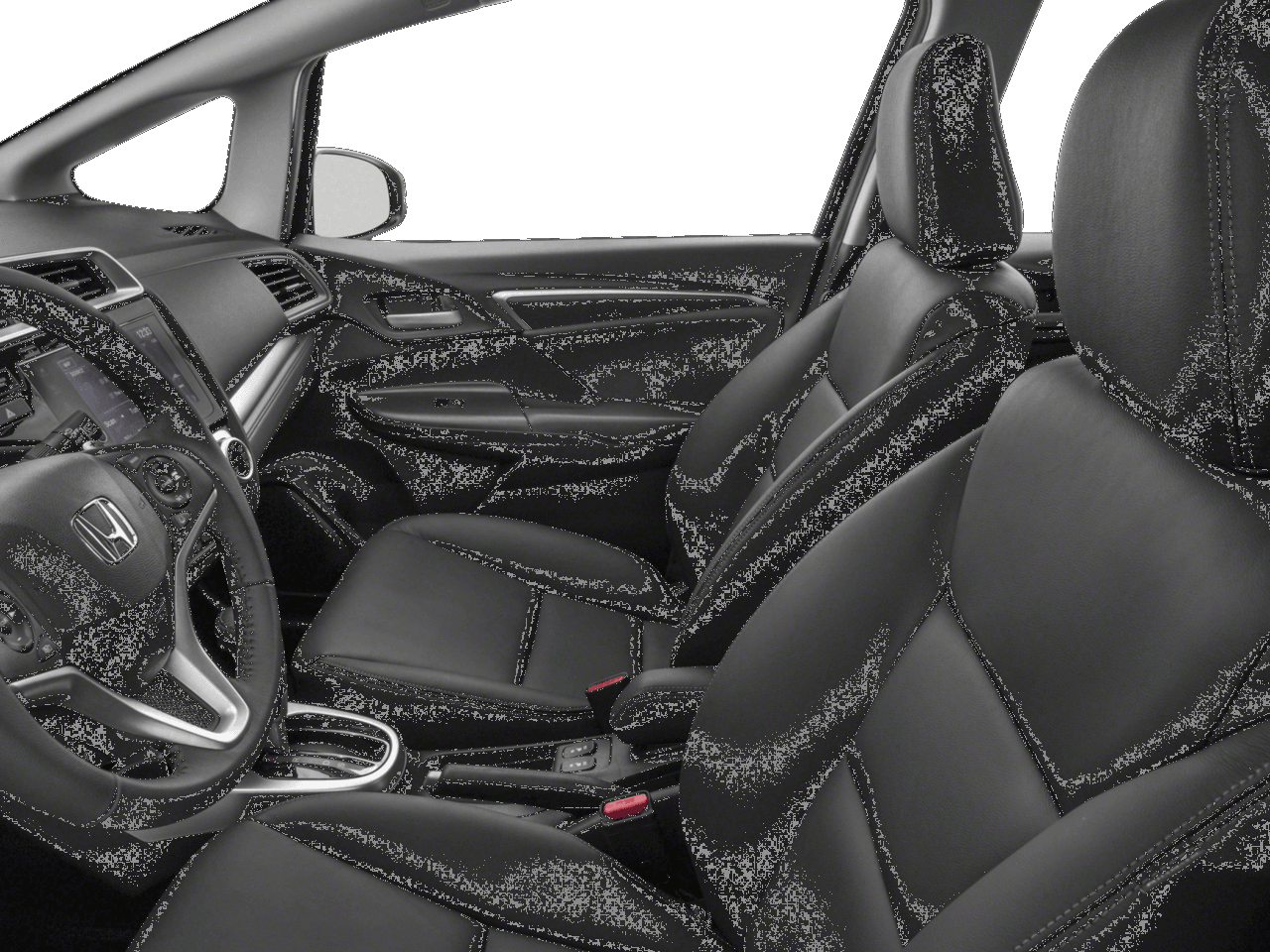 2018 Honda Fit EX-L - Interior Driver's Side with Door Open, Front Seat Feature