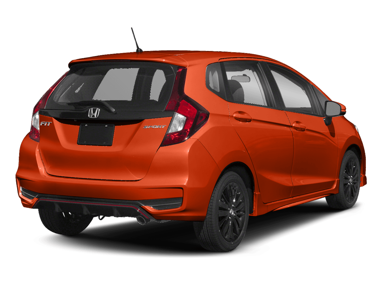 2018 Honda Fit Sport - Rear 3/4, facing to the right