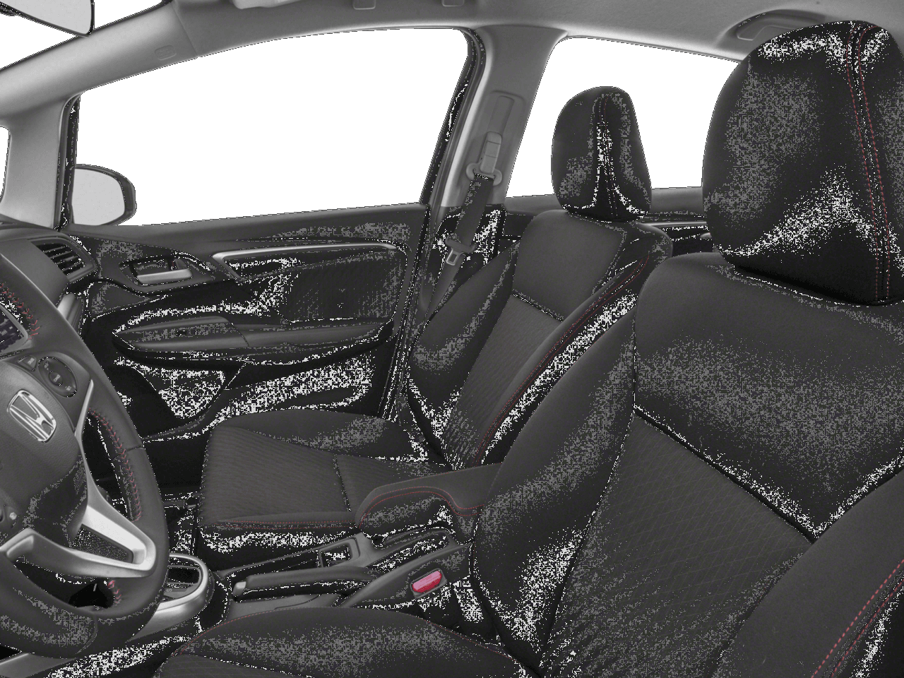 2018 Honda Fit Sport - Interior Driver's Side with Door Open, Front Seat Feature