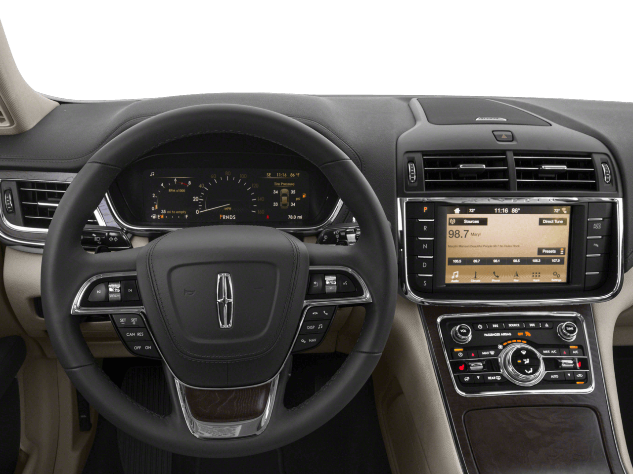 2018 Lincoln Continental Black Label - Interior Drivers Dash