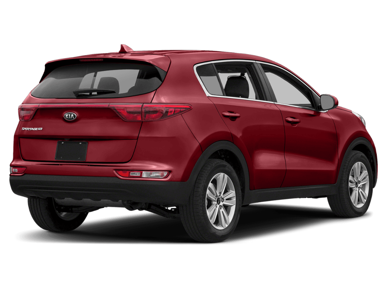 2018 Kia Sportage LX - Rear 3/4, facing to the right