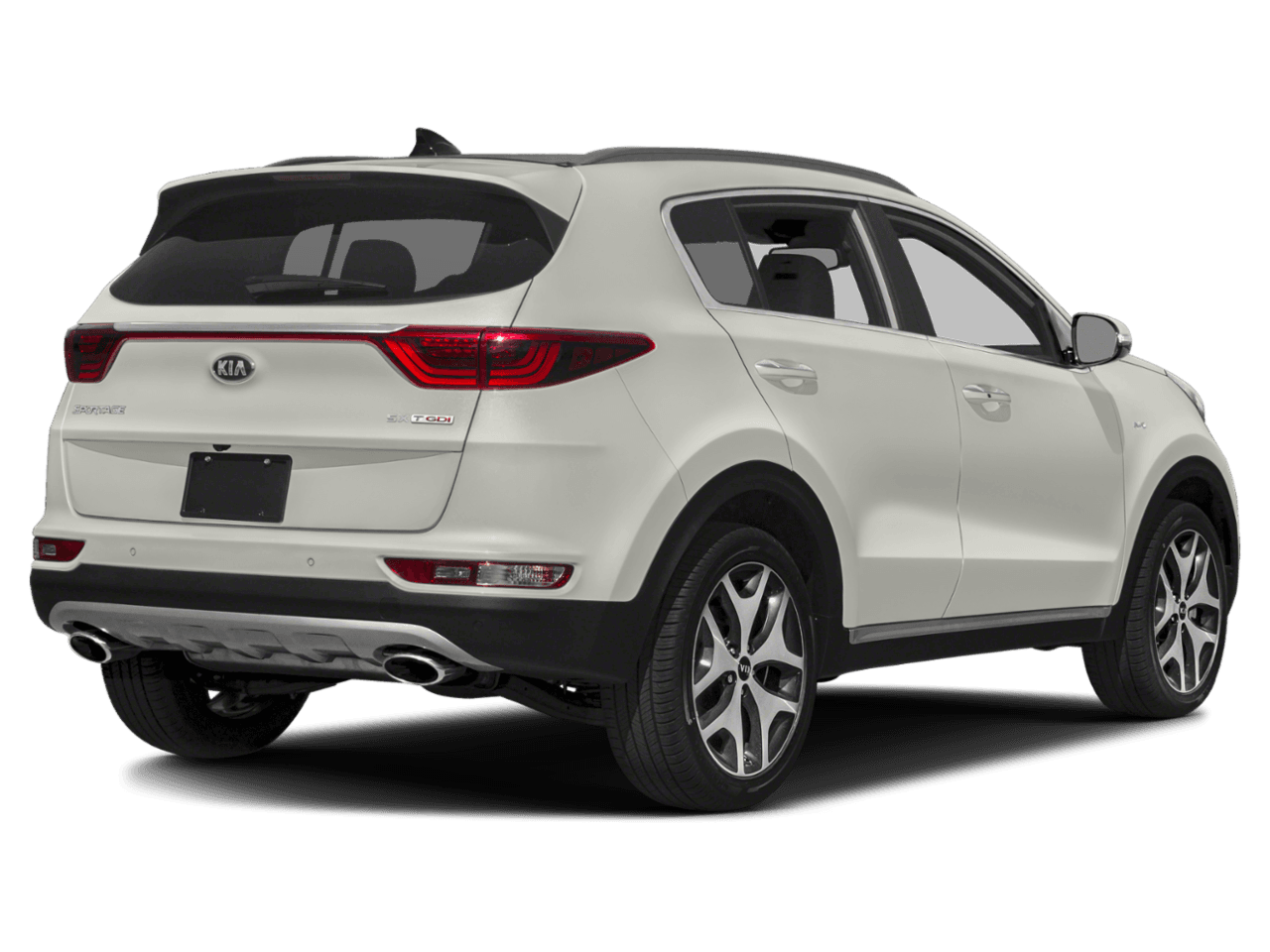2018 Kia Sportage SX Turbo - Rear 3/4, facing to the right
