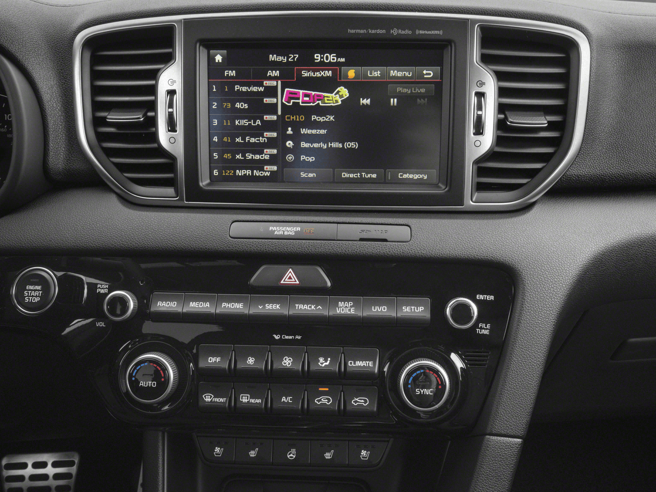 2018 Kia Sportage SX Turbo - Interior Stereo System