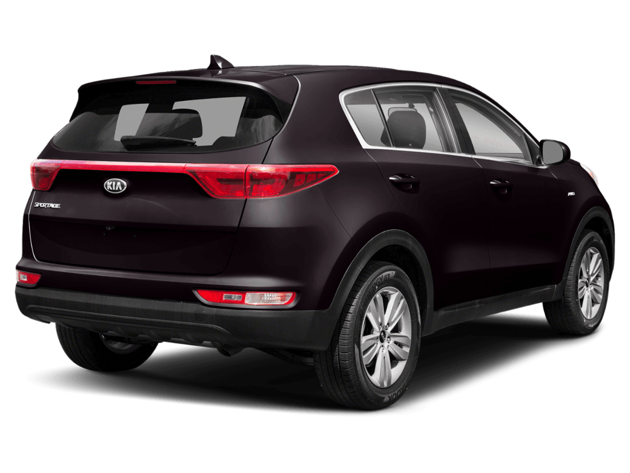 2018 Kia Sportage LX - Rear 3/4, facing to the right