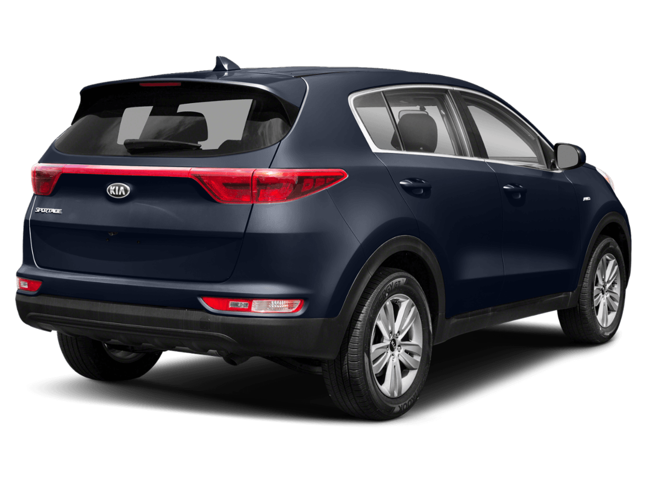 2018 Kia Sportage LX - Rear 3/4, facing to the right
