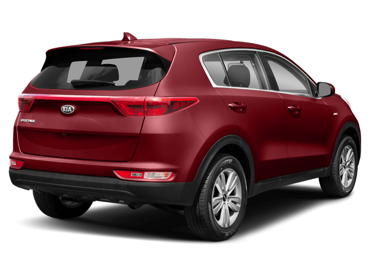 2018 Kia Sportage LX - Rear 3/4, facing to the right
