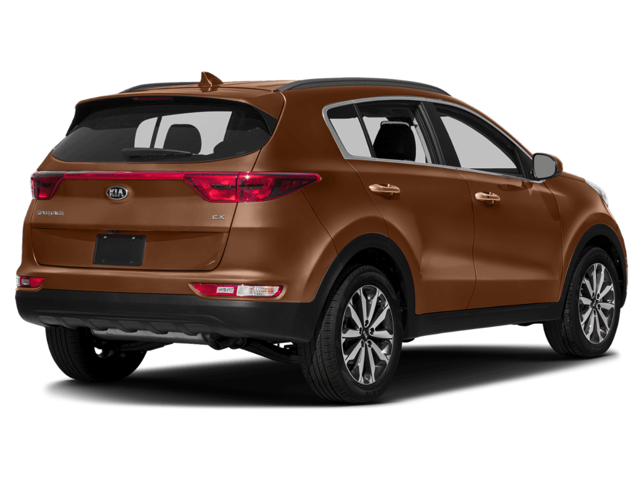 2018 Kia Sportage EX - Rear 3/4, facing to the right