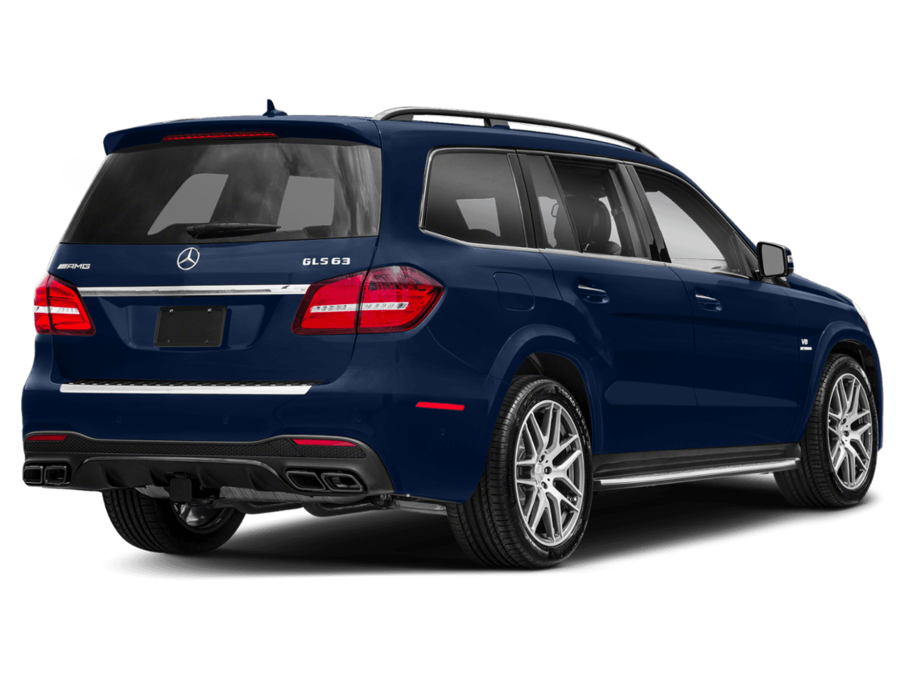 2018 Mercedes-Benz GLS AMG GLS 63 - Rear 3/4, facing to the right