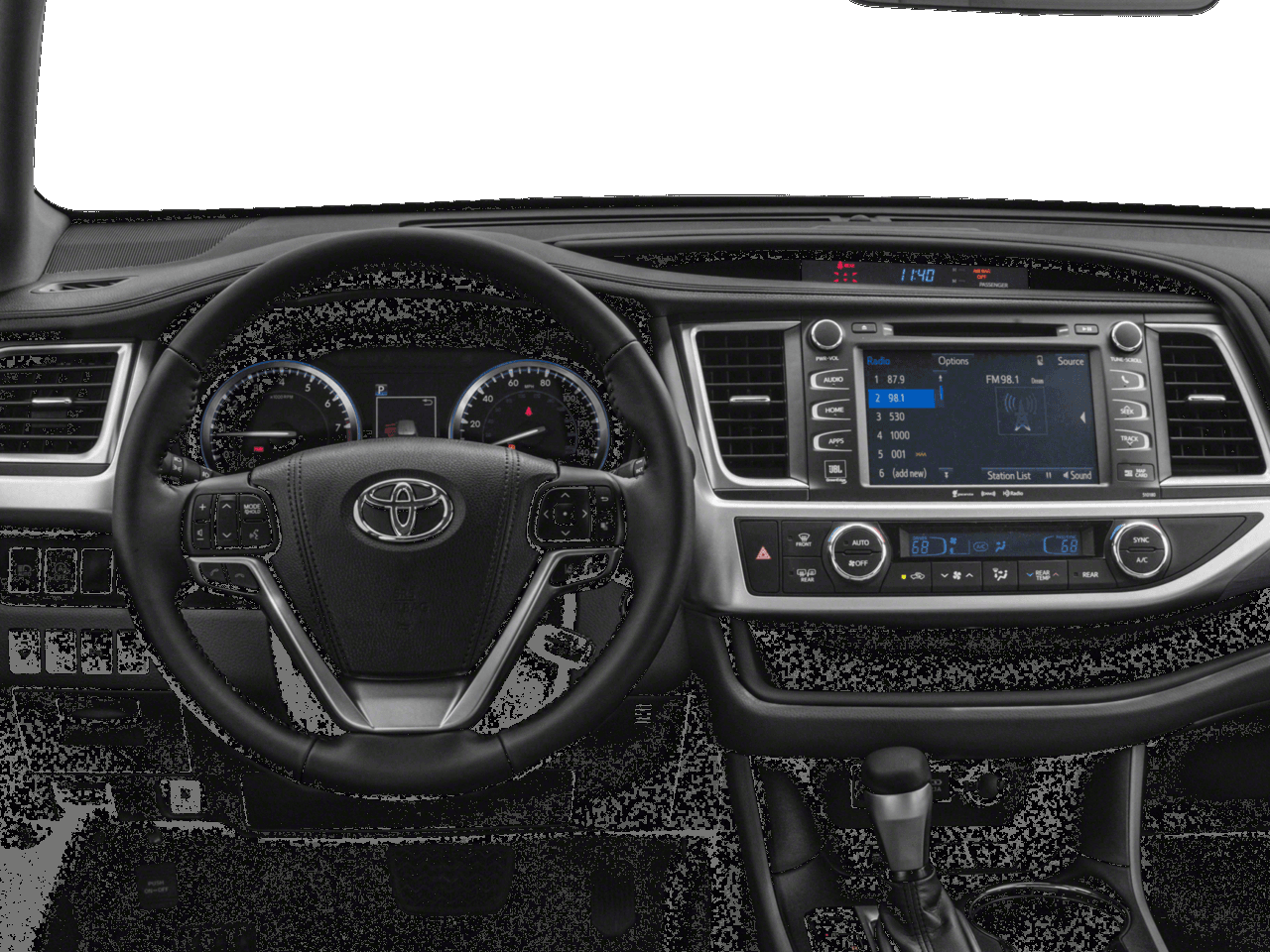 2018 Toyota Highlander Limited - Interior Drivers Dash