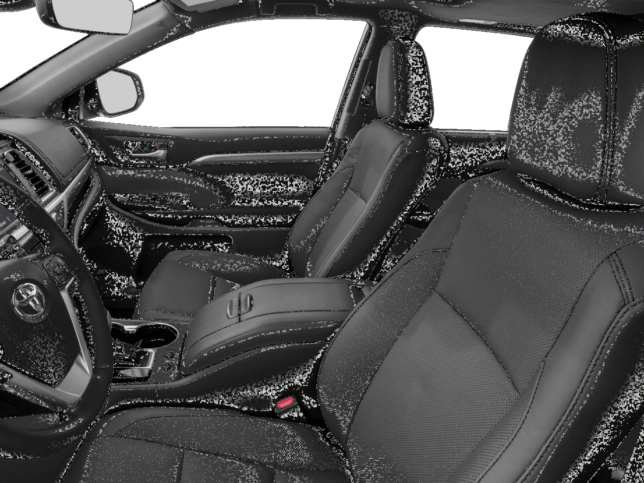 2018 Toyota Highlander Limited - Interior Driver's Side with Door Open, Front Seat Feature