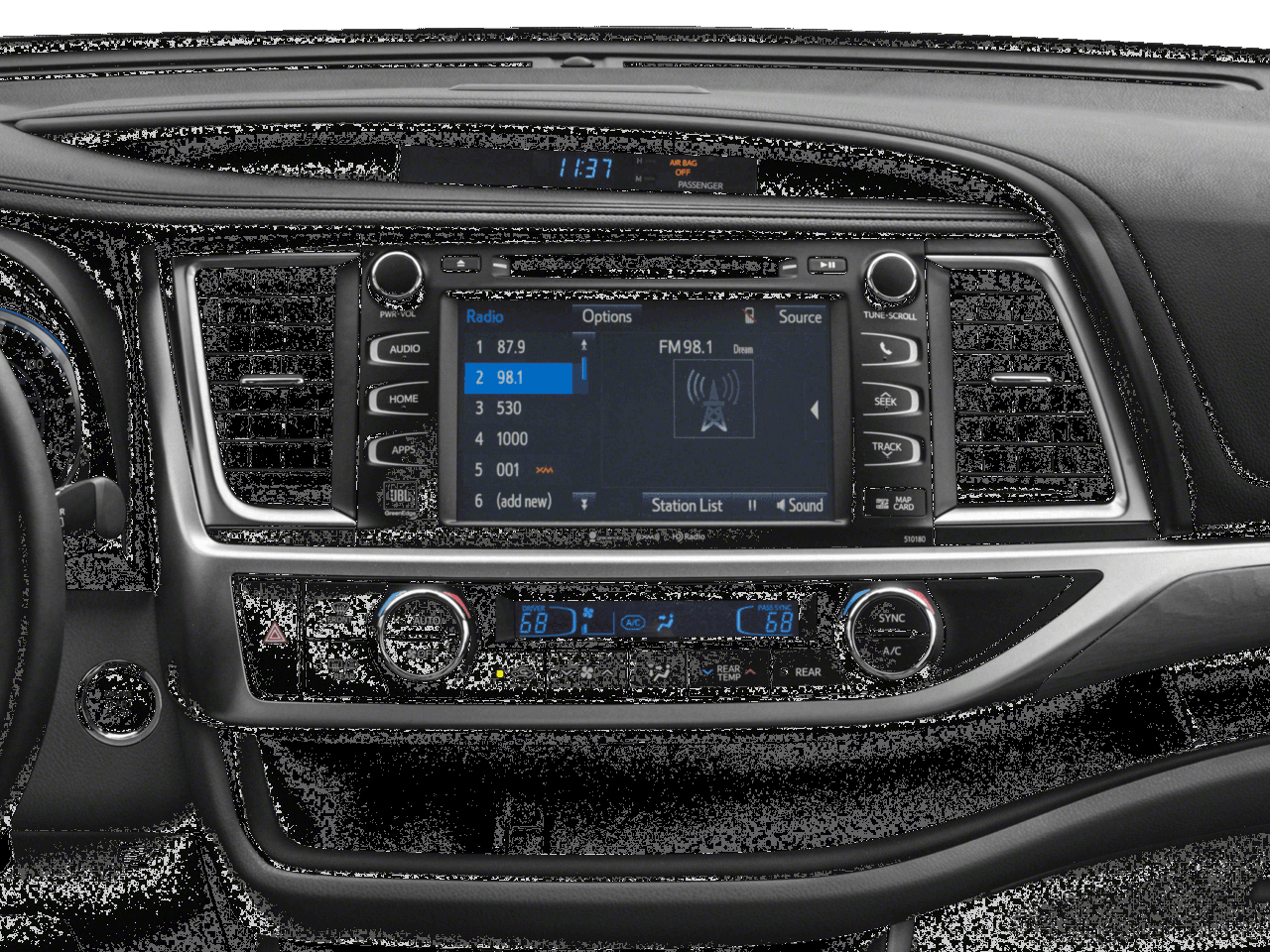 2018 Toyota Highlander Limited - Interior Stereo System