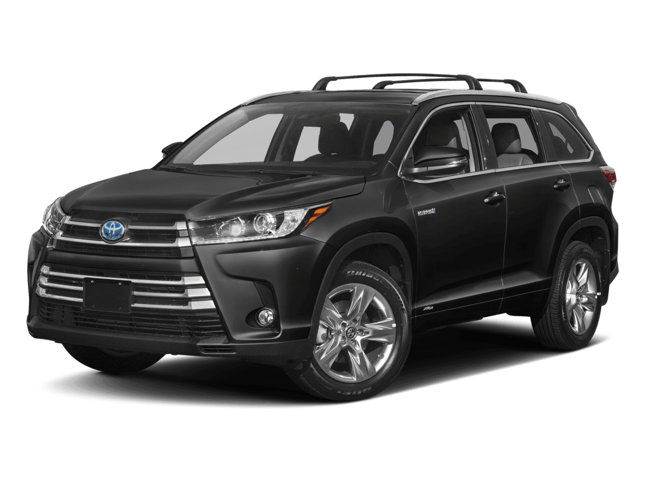 2018 Toyota Highlander Hybrid Limited Platinum - Front 3/4, facing to the left
