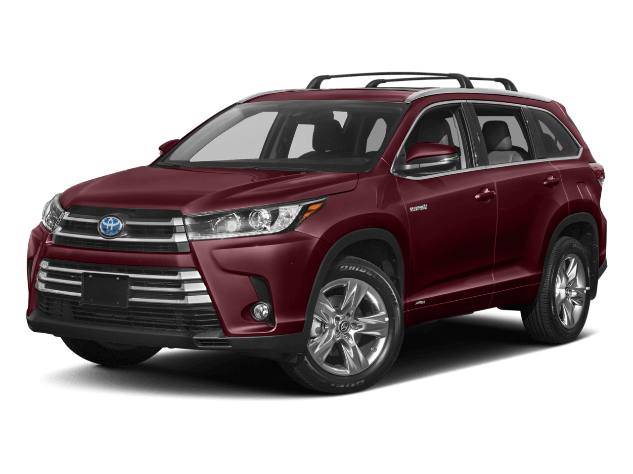 2018 Toyota Highlander Hybrid Limited Platinum - Front 3/4, facing to the left