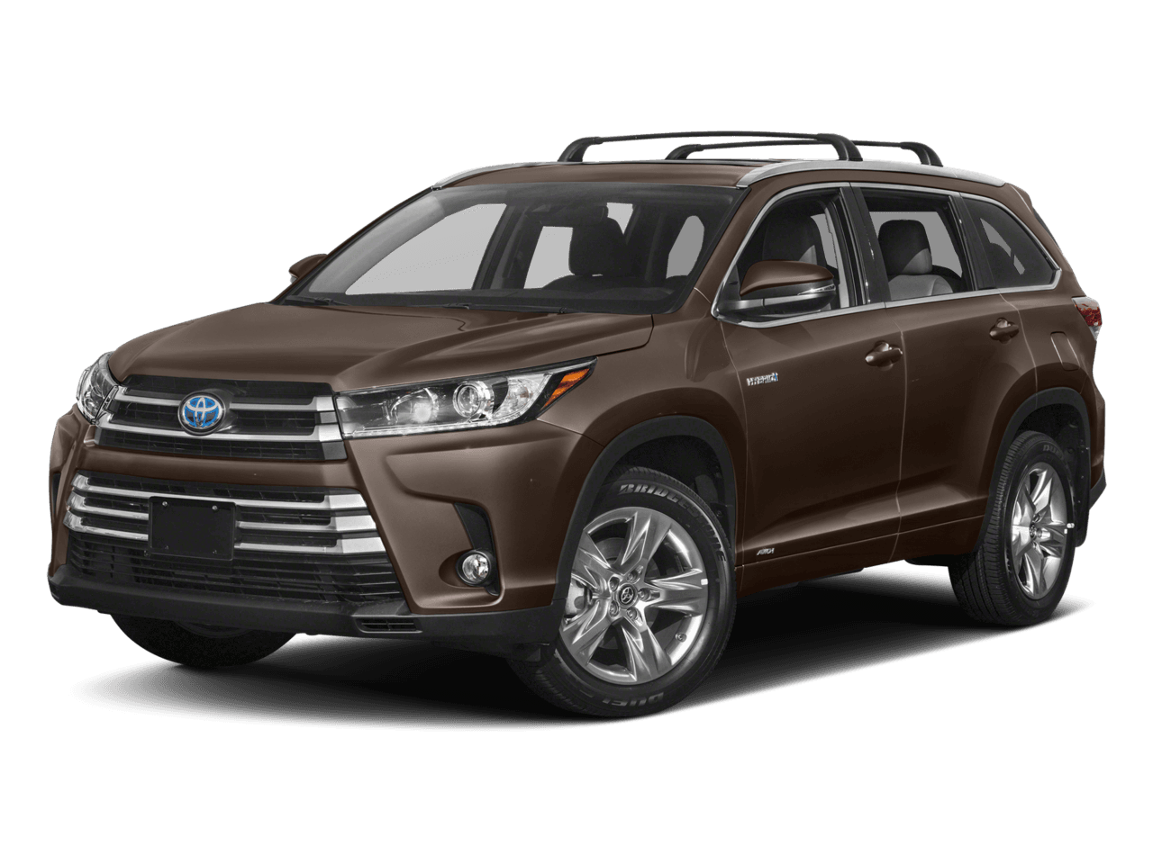 2018 Toyota Highlander Hybrid Limited Platinum - Front 3/4, facing to the left