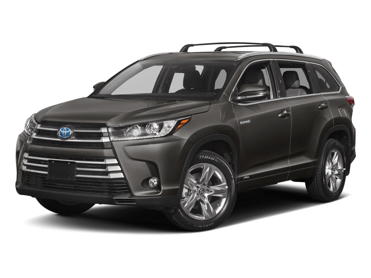 2018 Toyota Highlander Hybrid Limited Platinum - Front 3/4, facing to the left