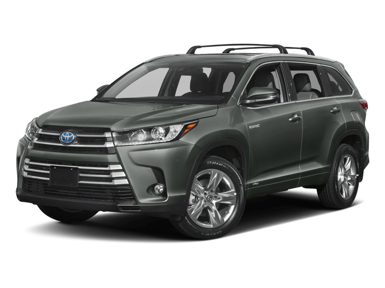 2018 Toyota Highlander Hybrid Limited Platinum - Front 3/4, facing to the left