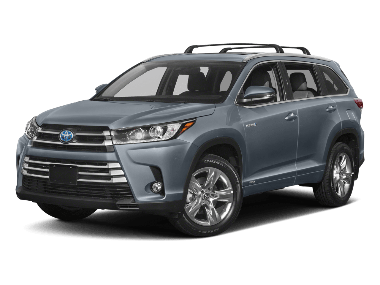 2018 Toyota Highlander Hybrid Limited Platinum - Front 3/4, facing to the left