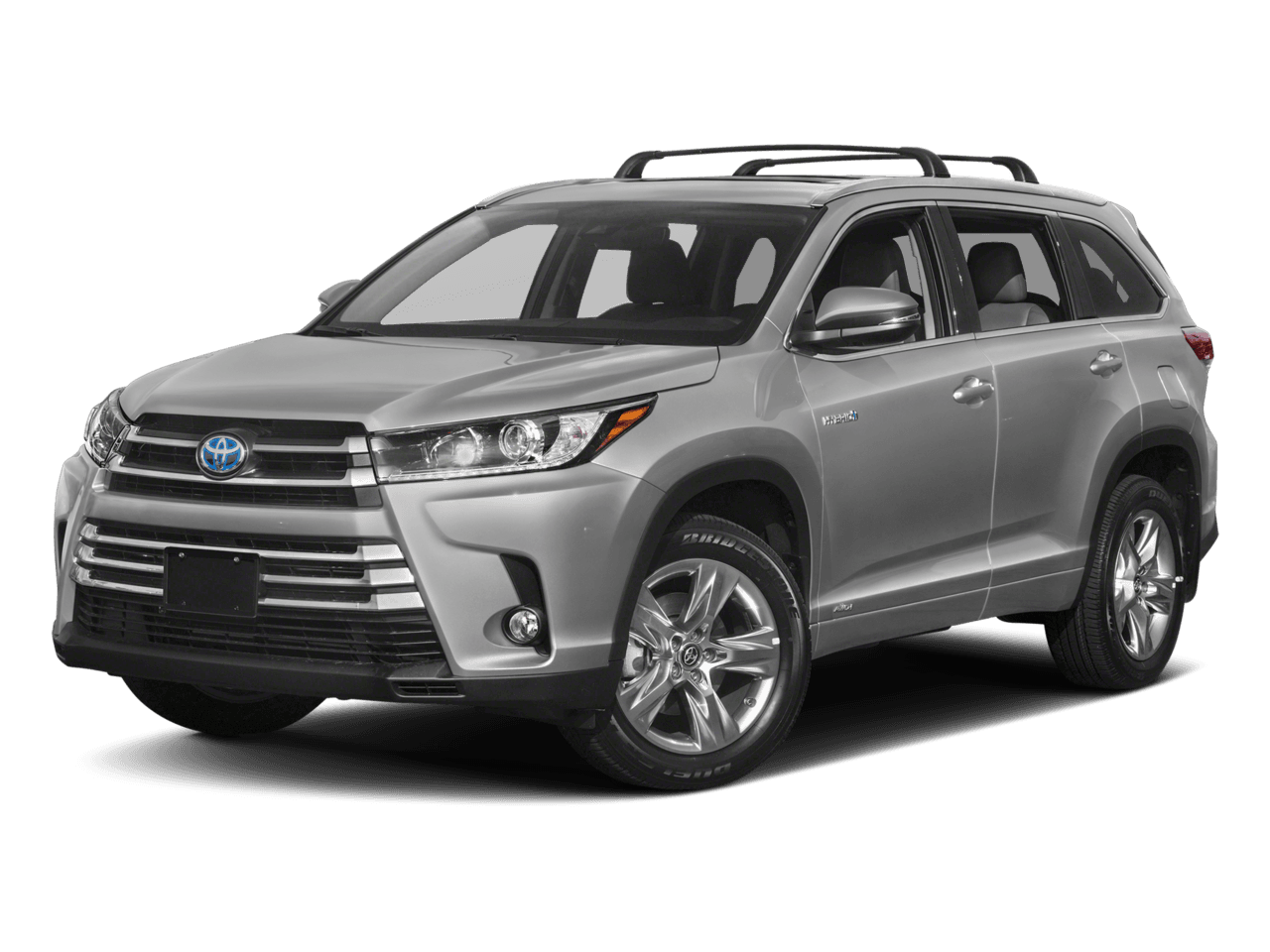 2018 Toyota Highlander Hybrid Limited Platinum - Front 3/4, facing to the left