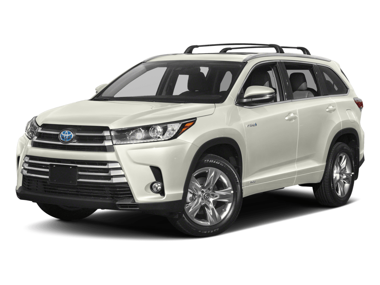 2018 Toyota Highlander Hybrid Limited Platinum - Front 3/4, facing to the left