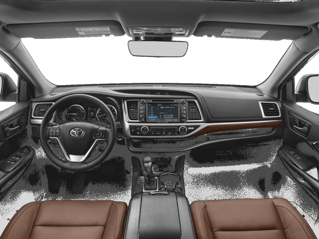 2018 Toyota Highlander Hybrid Limited Platinum - Interior Full Dash Basic