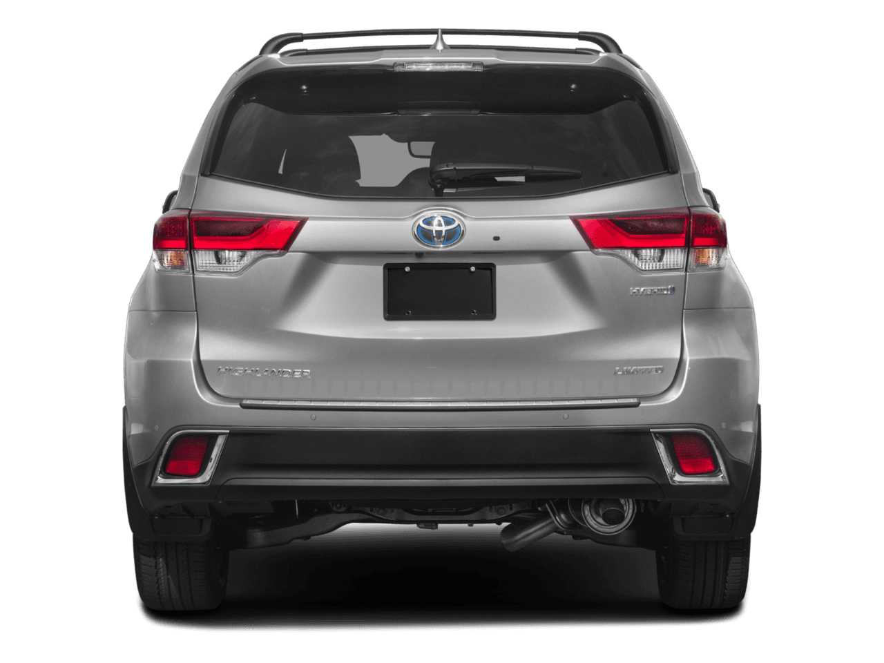 2018 Toyota Highlander Hybrid Limited Platinum - Rear (full)