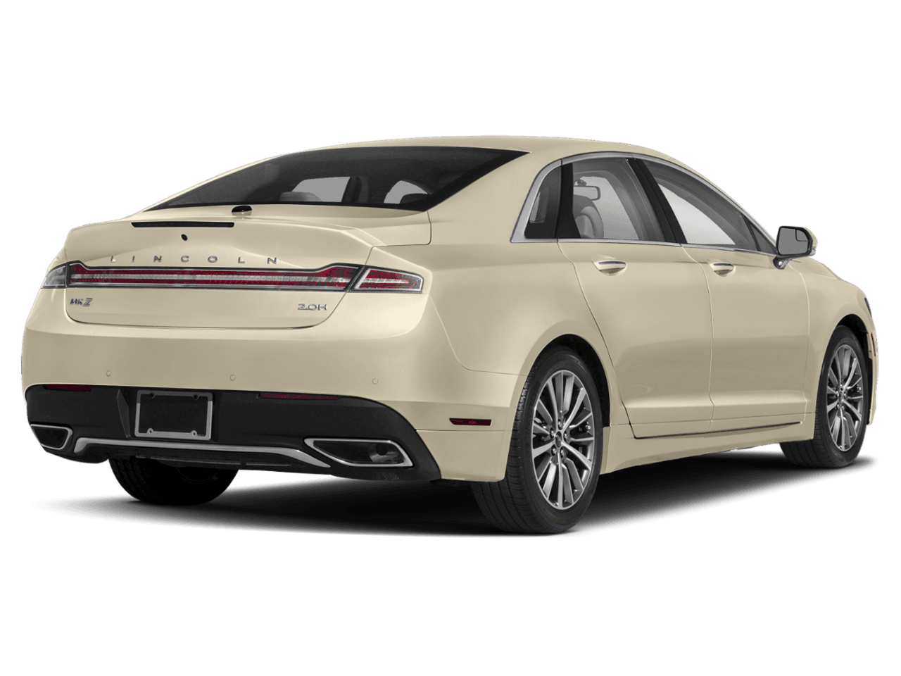 2018 Lincoln MKZ Hybrid Premiere - Rear 3/4, facing to the right