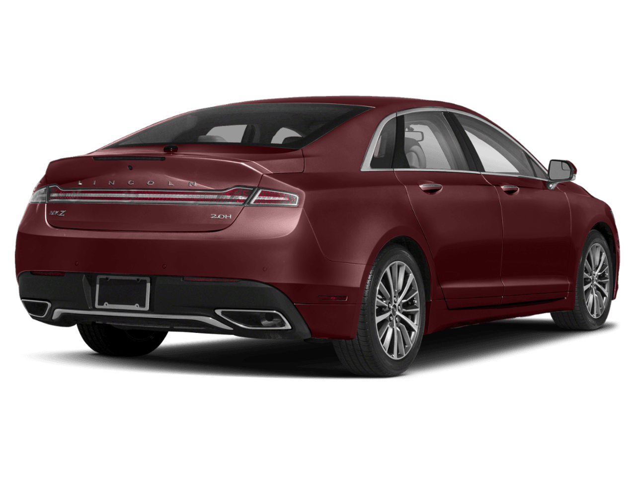 2018 Lincoln MKZ Hybrid Select - Rear 3/4, facing to the right