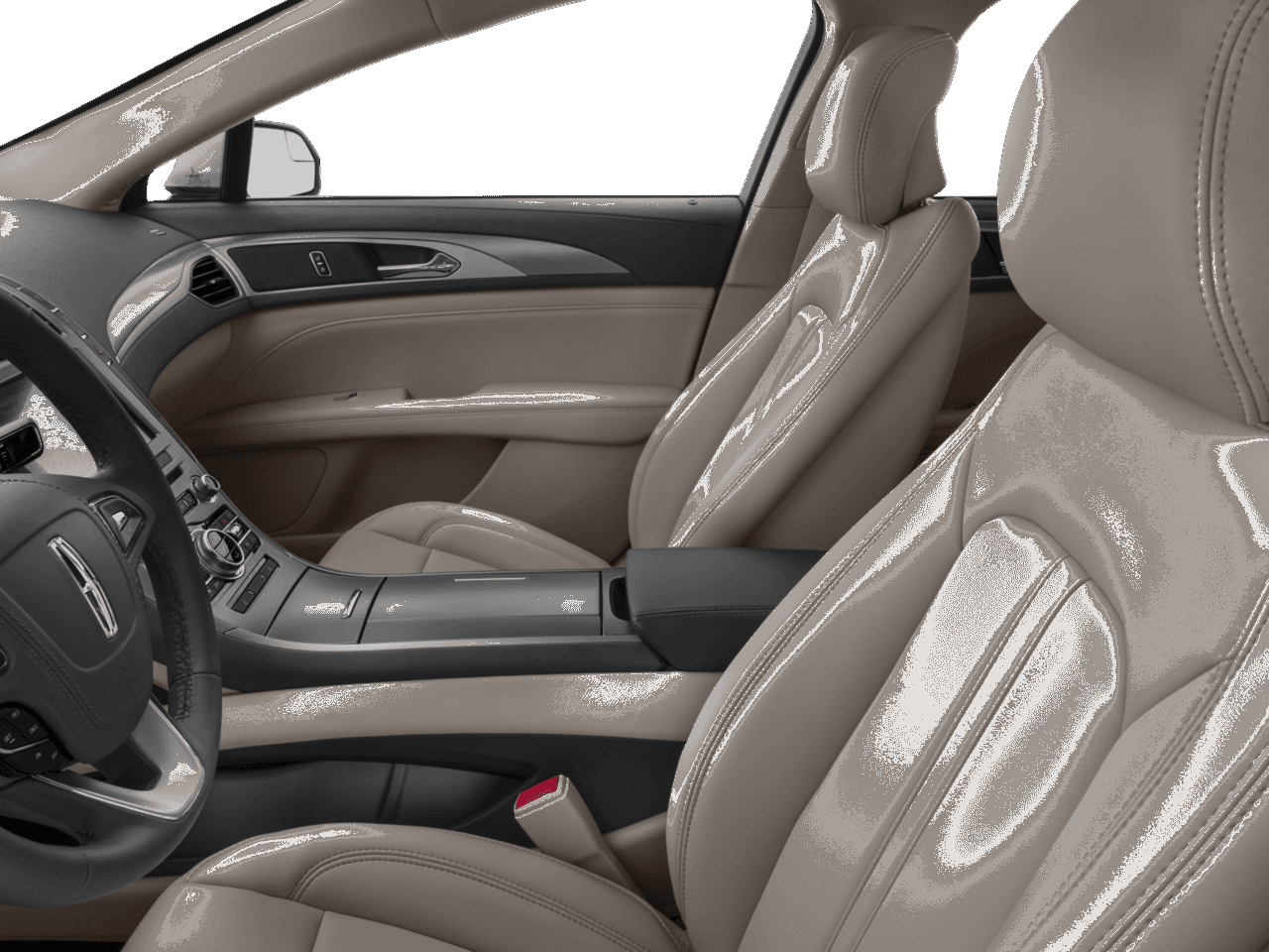 2018 Lincoln MKZ Hybrid Black Label - Interior Driver's Side with Door Open, Front Seat Feature