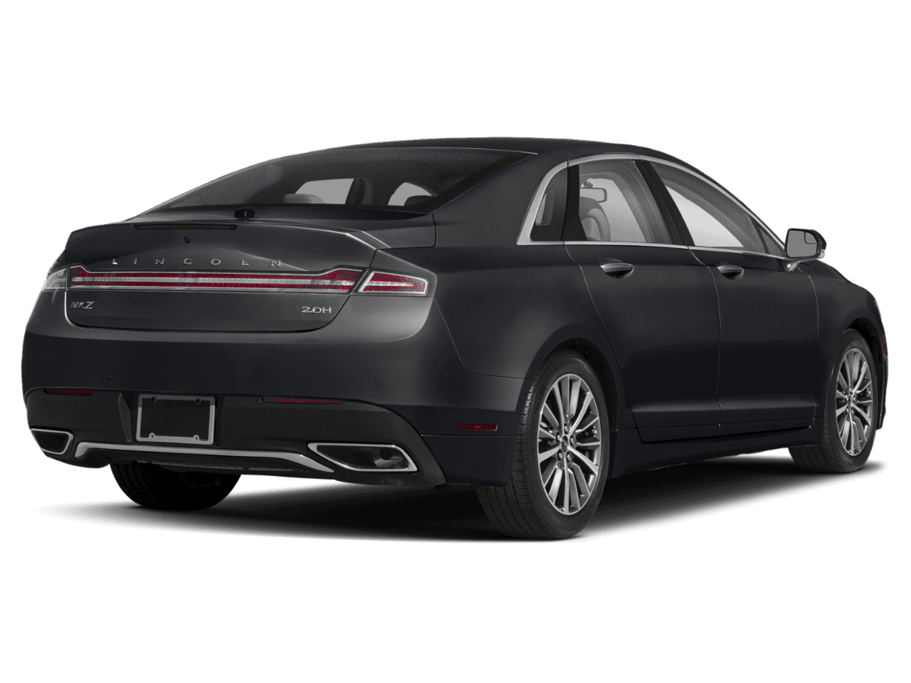 2018 Lincoln MKZ Hybrid Black Label - Rear 3/4, facing to the right