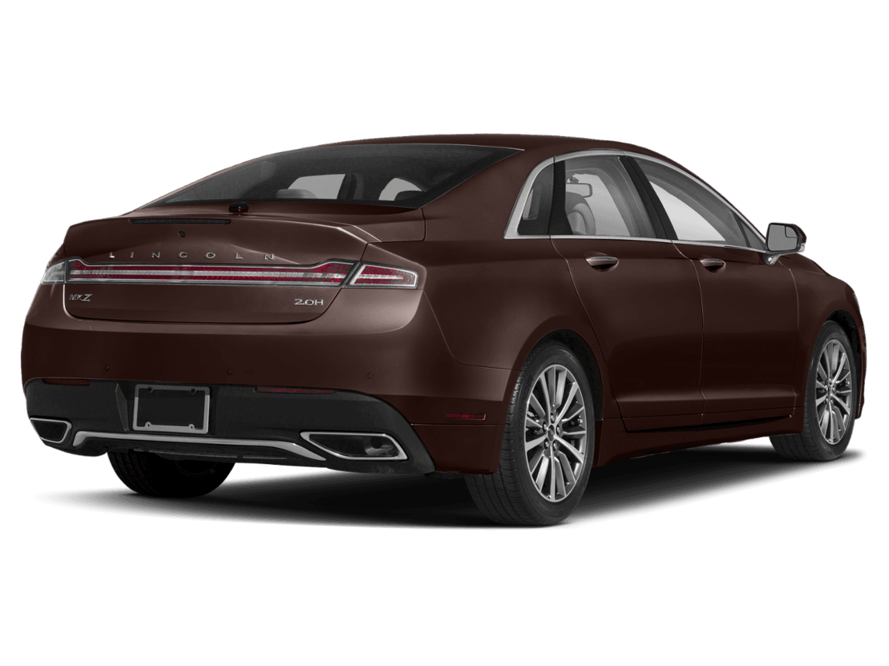 2018 Lincoln MKZ Hybrid Black Label - Rear 3/4, facing to the right