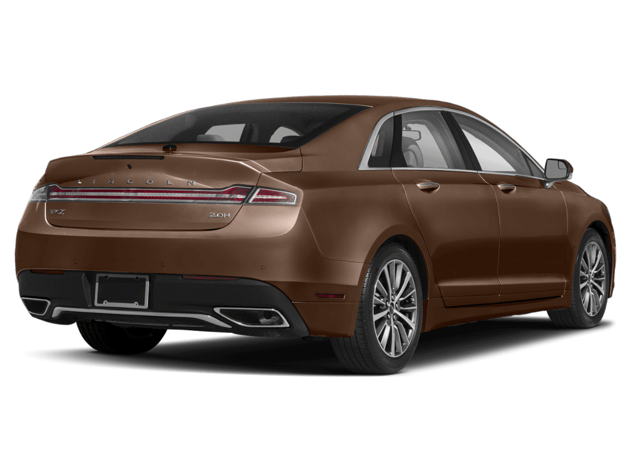 2018 Lincoln MKZ Hybrid Black Label - Rear 3/4, facing to the right