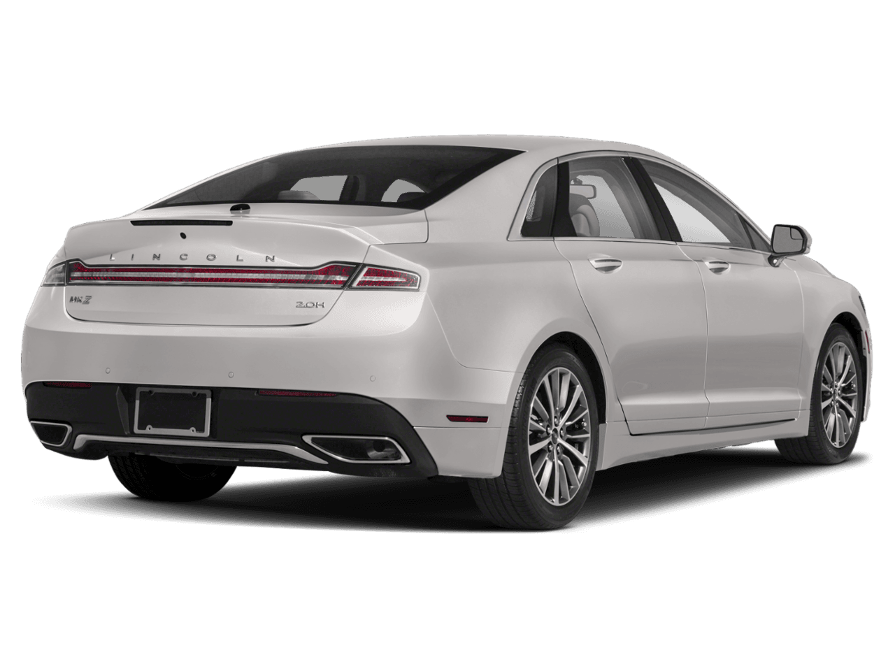 2018 Lincoln MKZ Hybrid Black Label - Rear 3/4, facing to the right