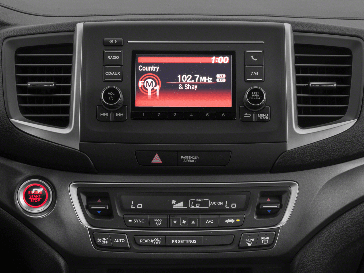 2018 Honda Ridgeline Sport - Interior Stereo System