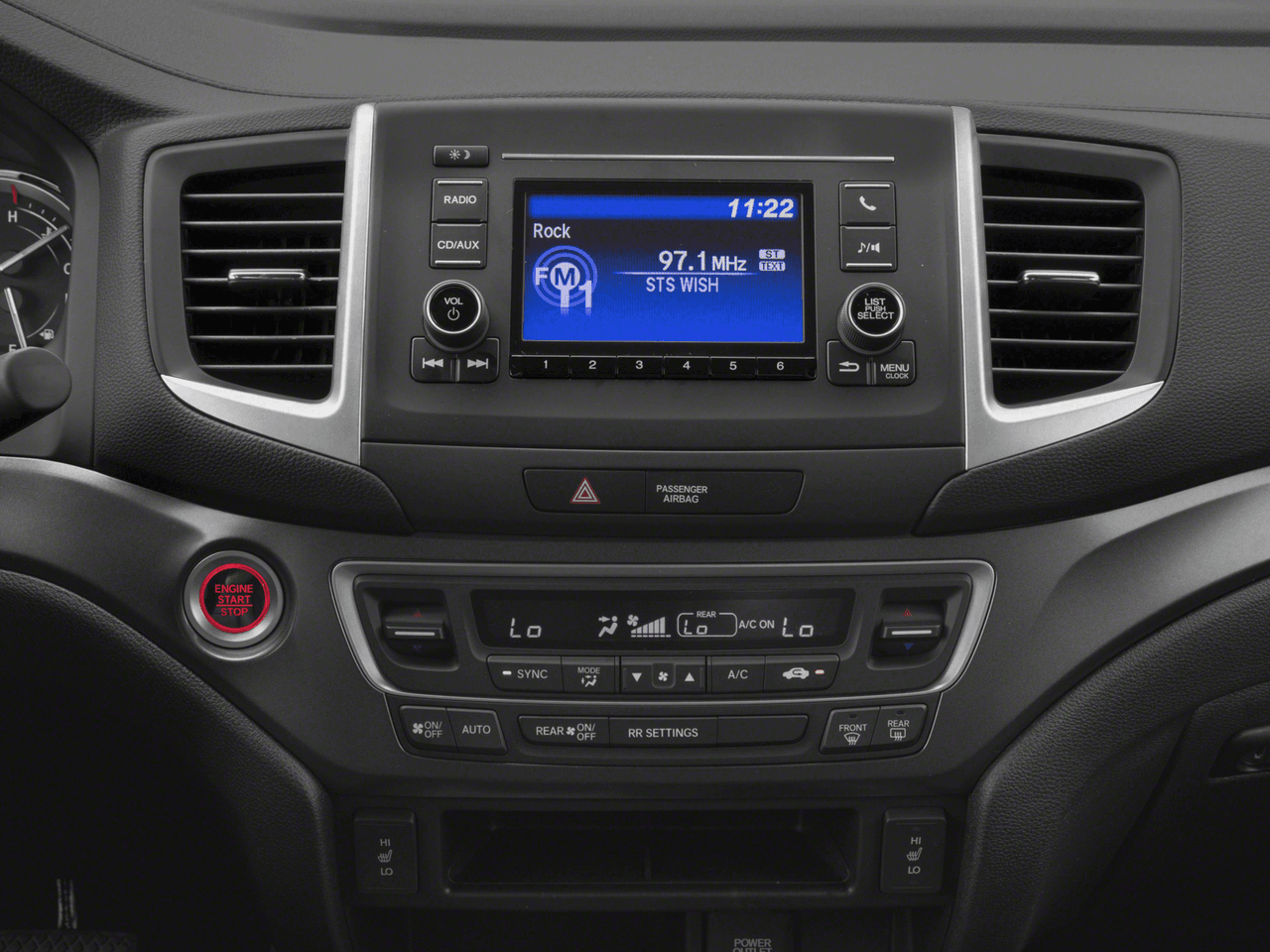 2018 Honda Ridgeline RTL - Interior Stereo System
