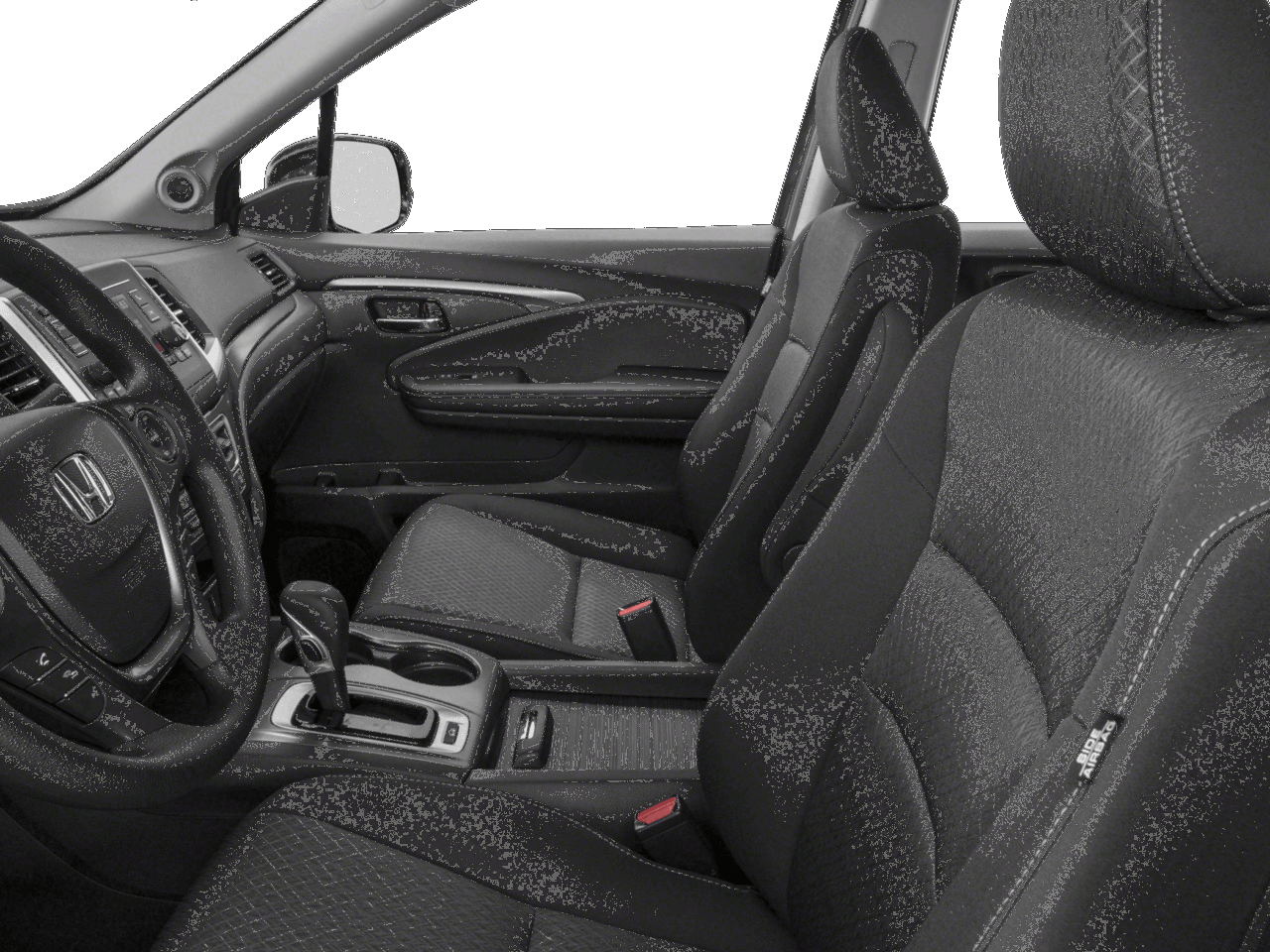 2018 Honda Ridgeline Sport - Interior Driver's Side with Door Open, Front Seat Feature