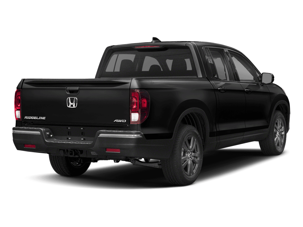 2018 Honda Ridgeline Sport - Rear 3/4, facing to the right