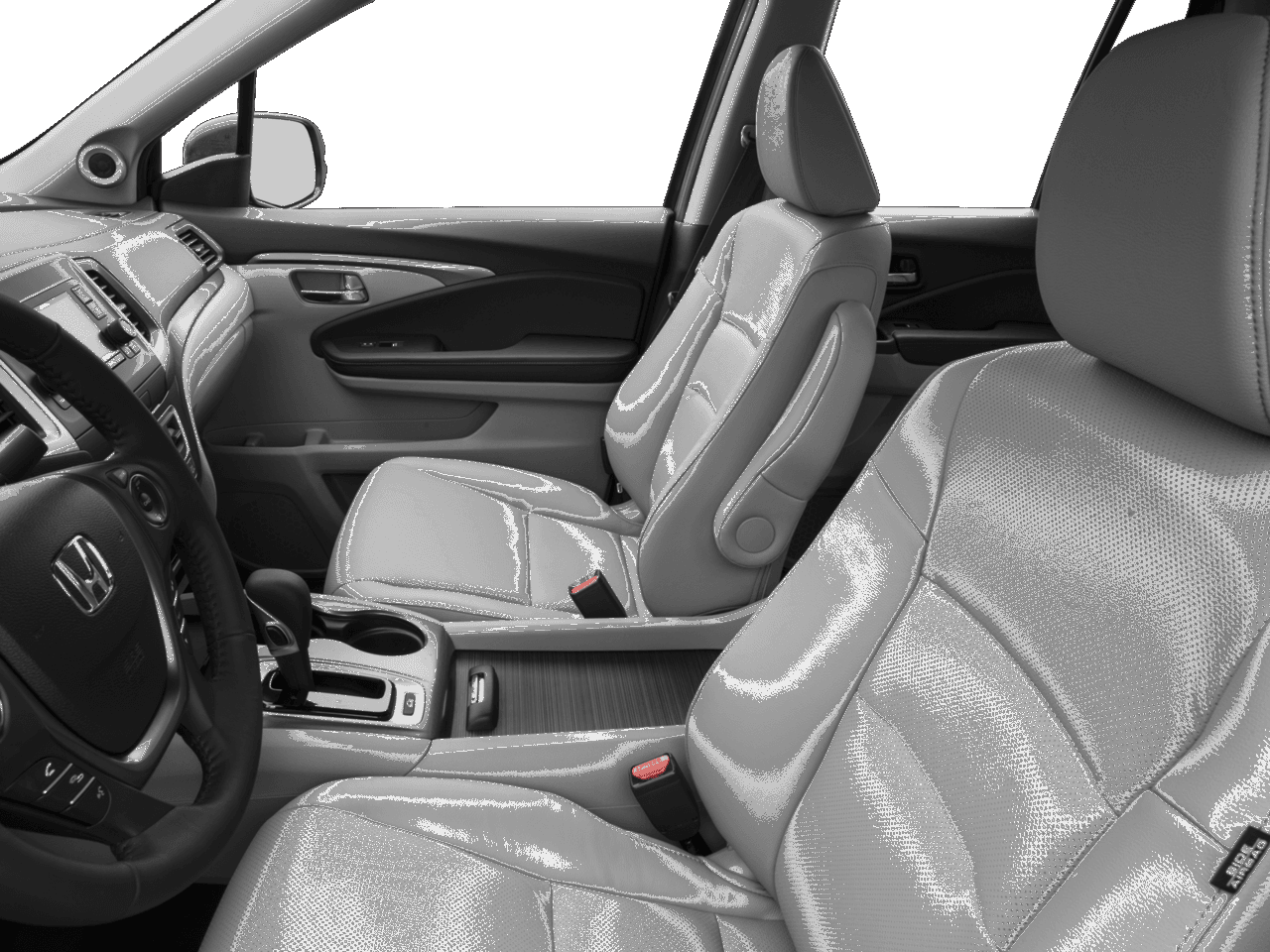 2018 Honda Ridgeline RTL - Interior Driver's Side with Door Open, Front Seat Feature