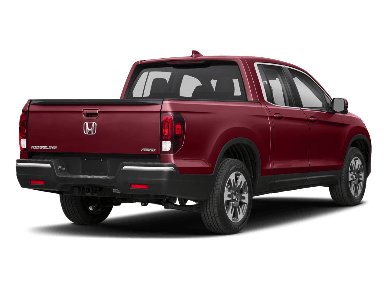2018 Honda Ridgeline RTL-T - Rear 3/4, facing to the right